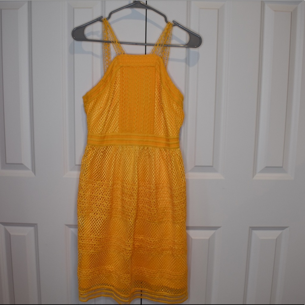 NWOT TAHARI Orange cocktail dress